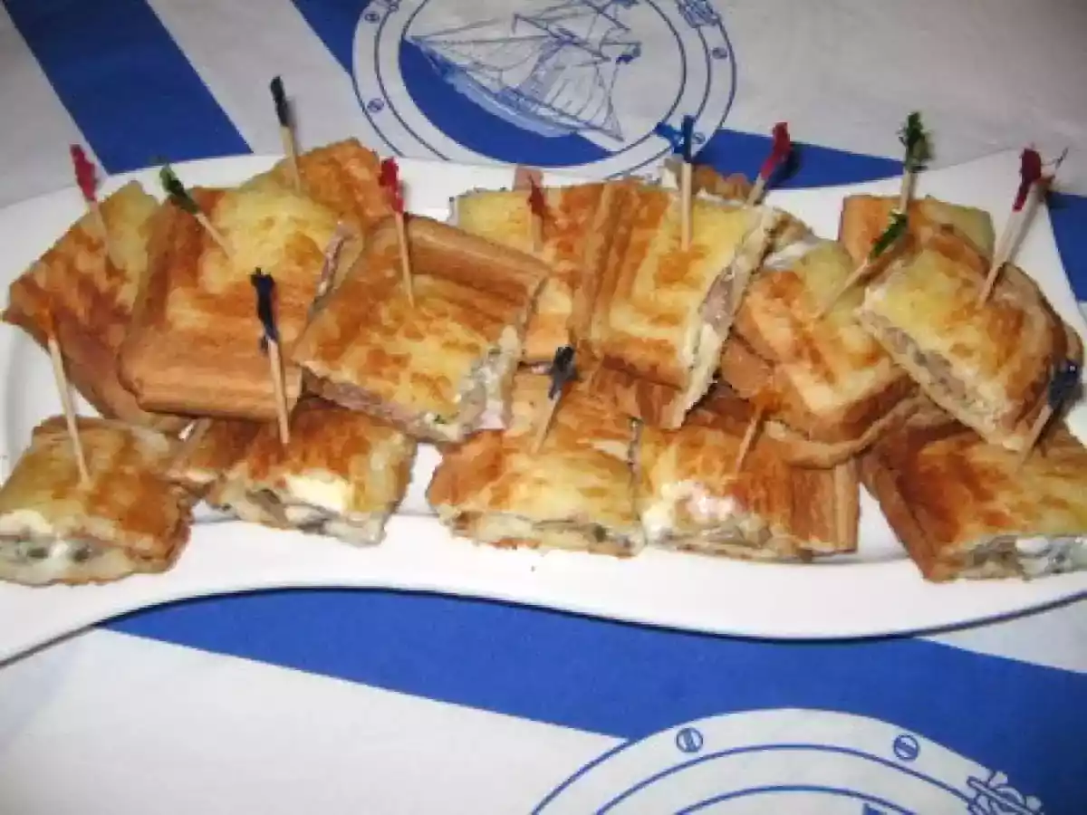 Croque italien au jambon de parme et mascarpone