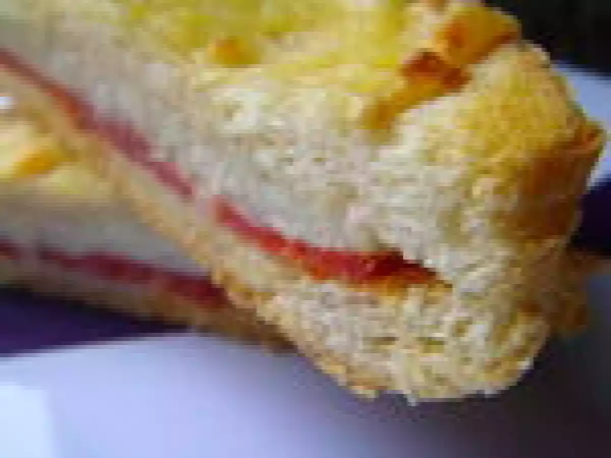 Croque monsieur à la crème de chou fleur et chorizo - photo 2