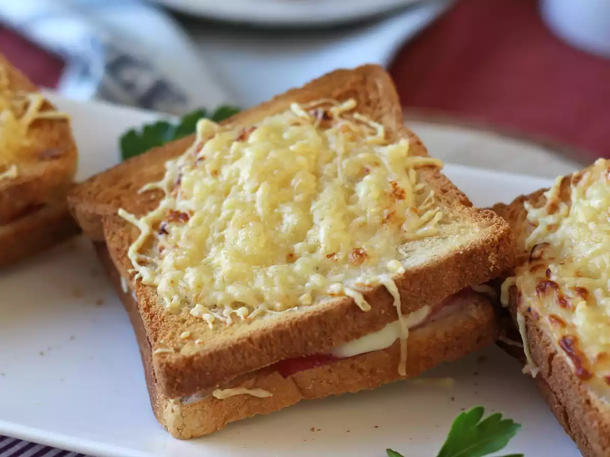 Croque monsieur au AirFryer - photo 5