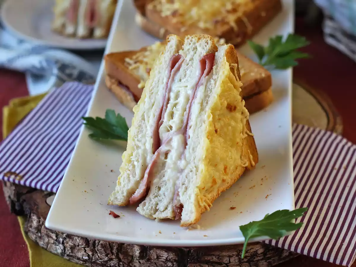 Croque monsieur au AirFryer - photo 6