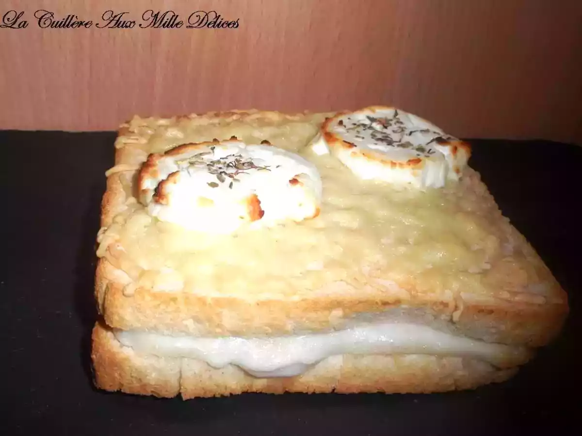 Croque monsieur au chèvre