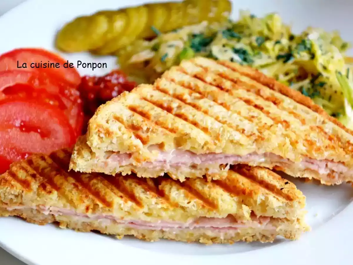 Croque monsieur au fromage d'Abbaye et sans béchamel!