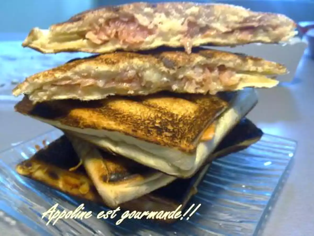 Croque-monsieur au saumon