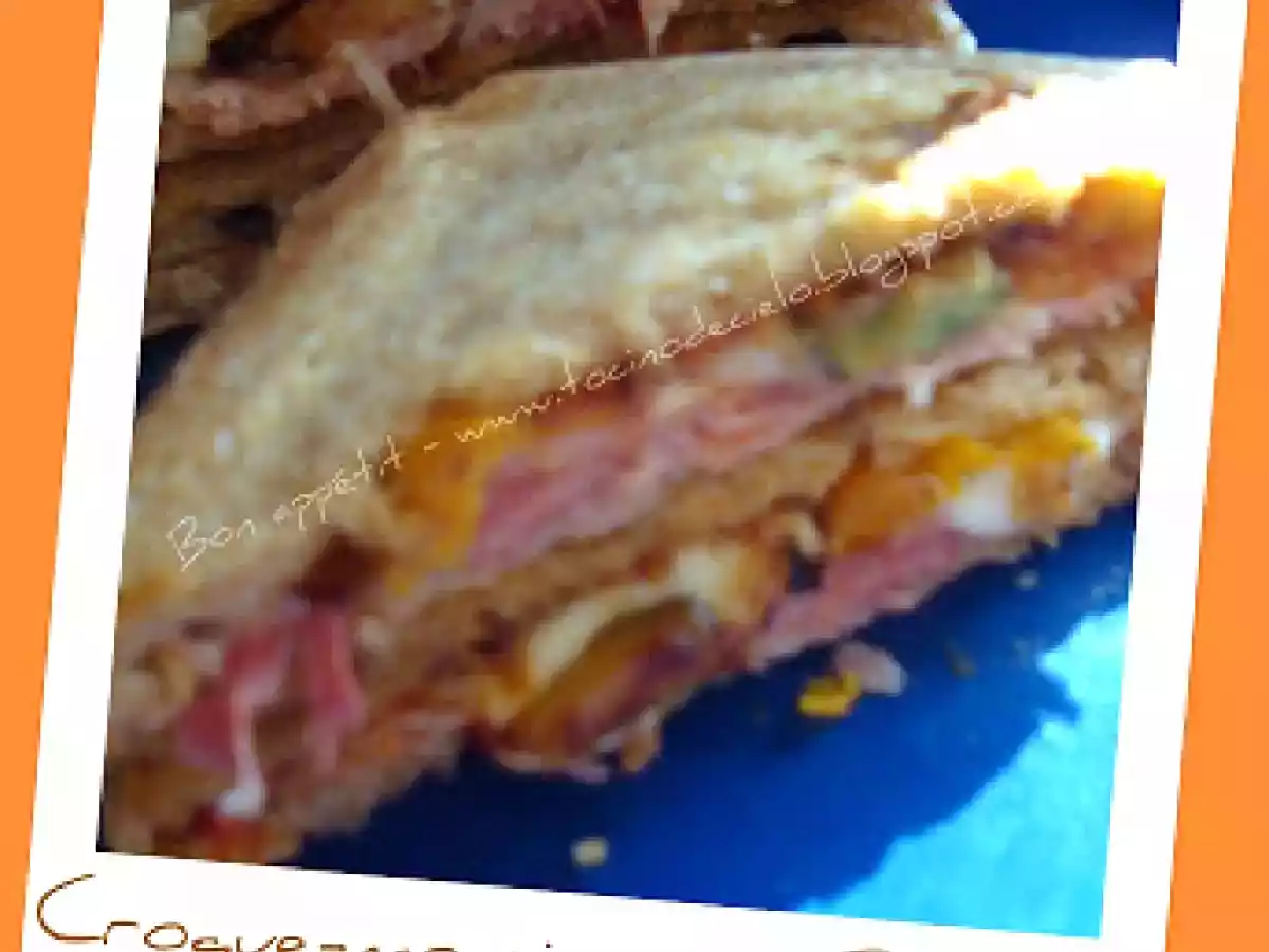 Croque-monsieur au serrano.