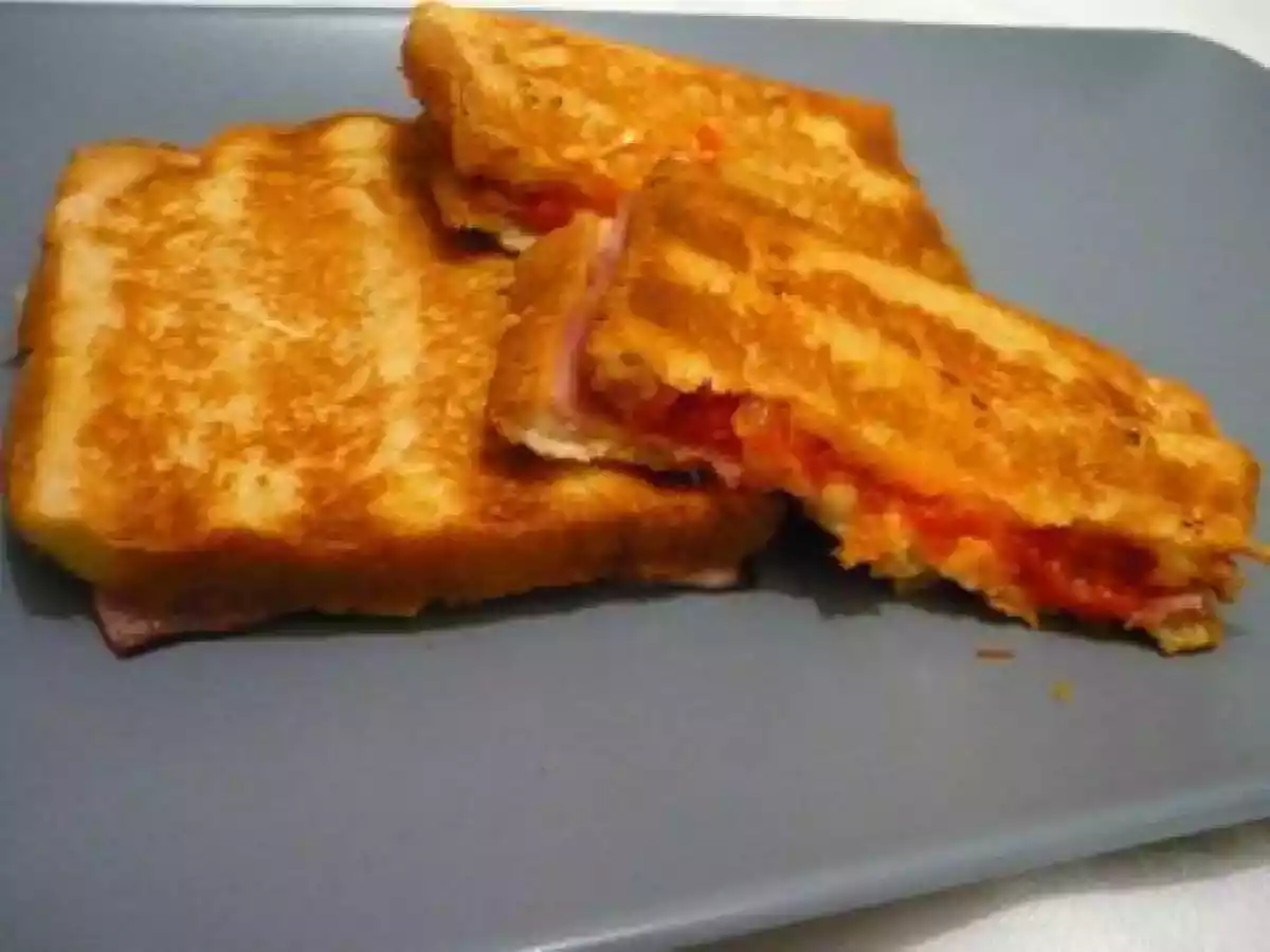 Croque monsieur et sa touché du soleil.