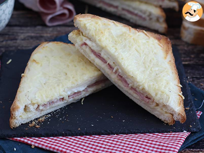 Croque-monsieur gourmands à la béchamel