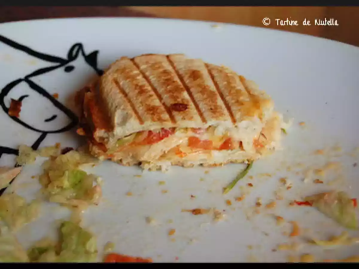 Croque-monsieur poulet rôti/crudités - photo 2