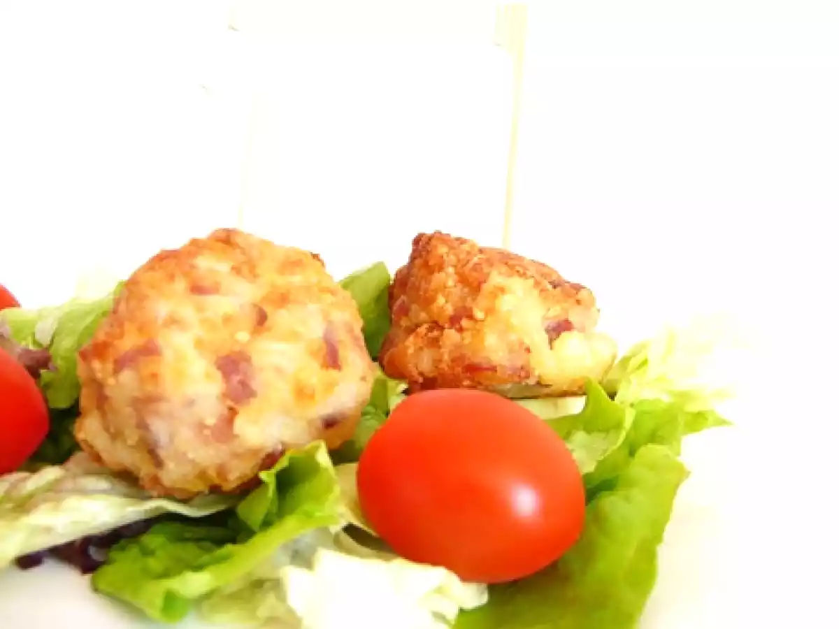 Croquettes au jambon et fromage