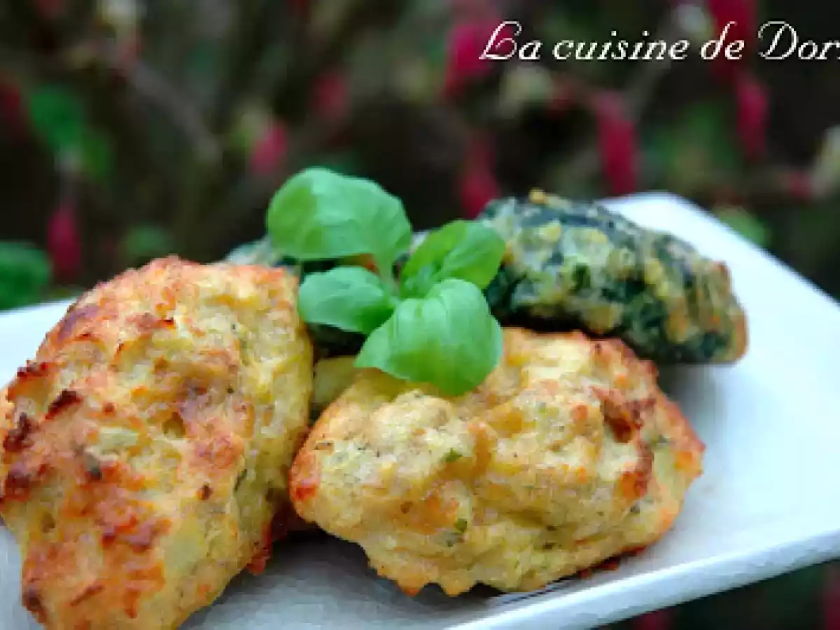 Croquettes aux fromages et épinards