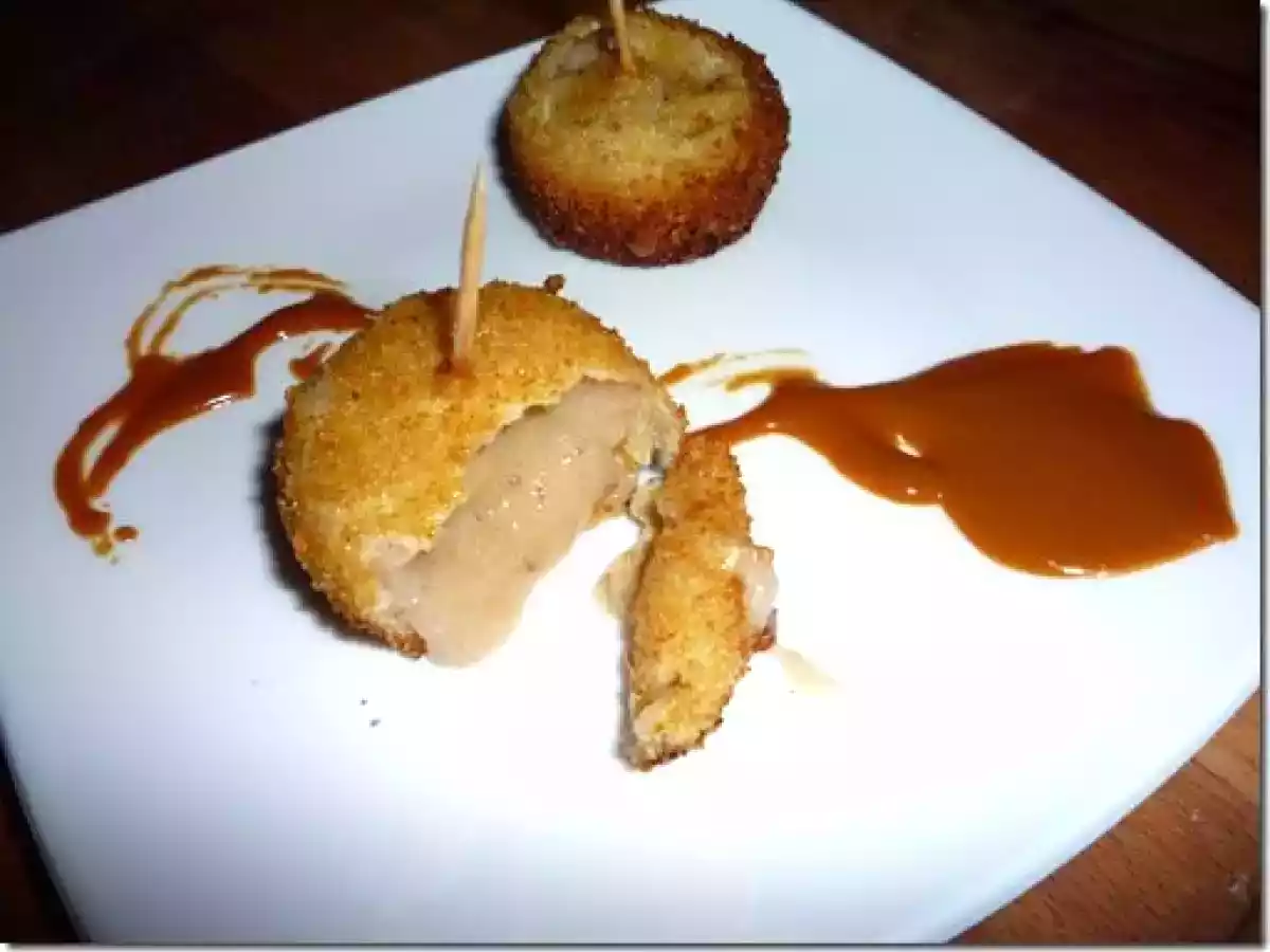 Croquettes de banane et caramel