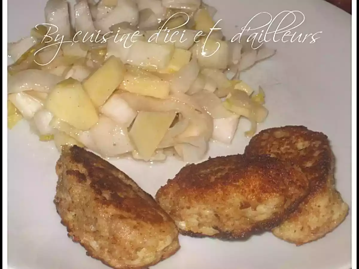 Croquettes de poisson et pomme de terre à l'ail et fines herbes