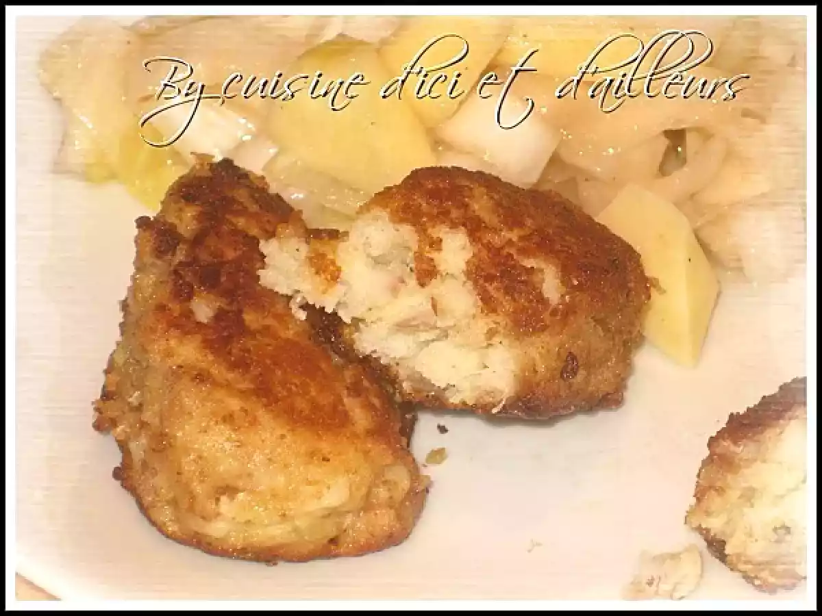 Croquettes de poisson et pomme de terre à l'ail et fines herbes - photo 3