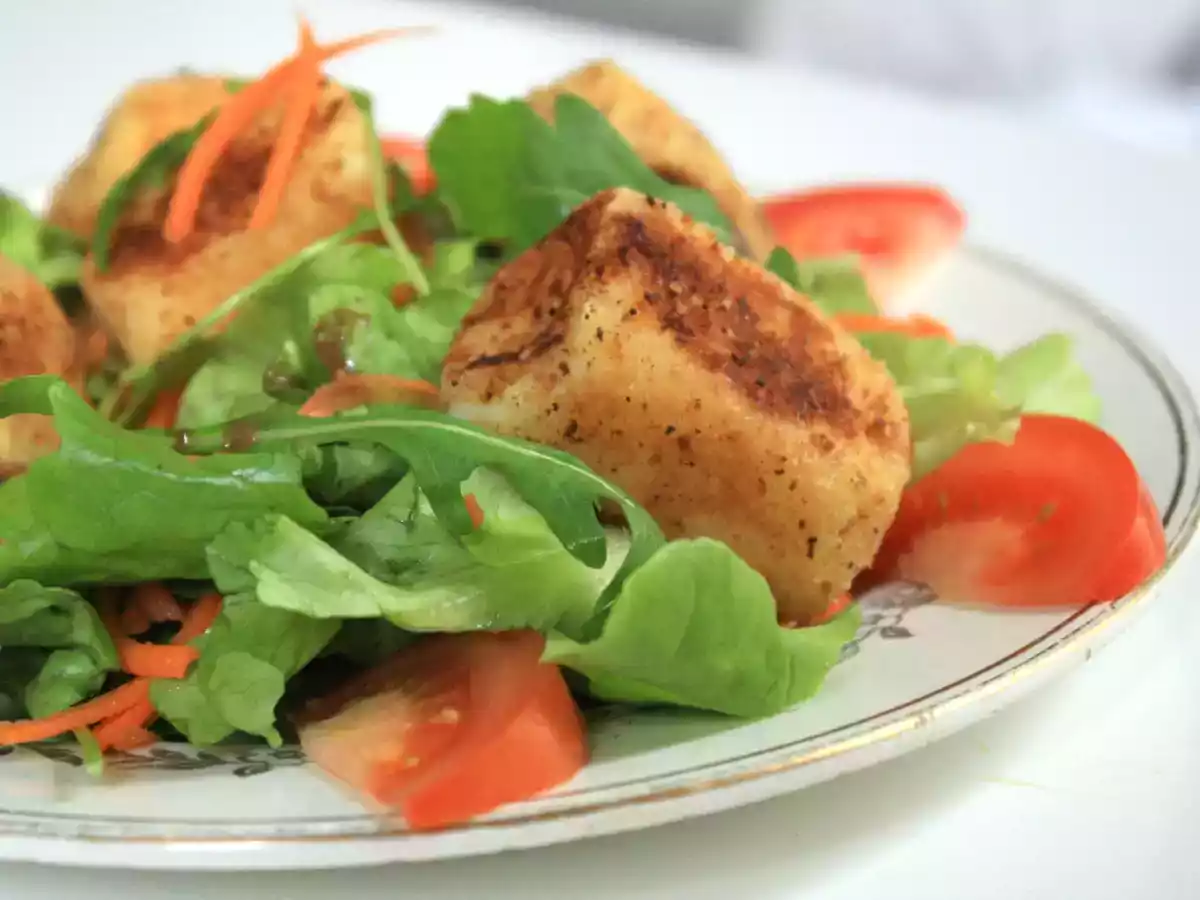 Croquettes de pommes de terre au Boursin