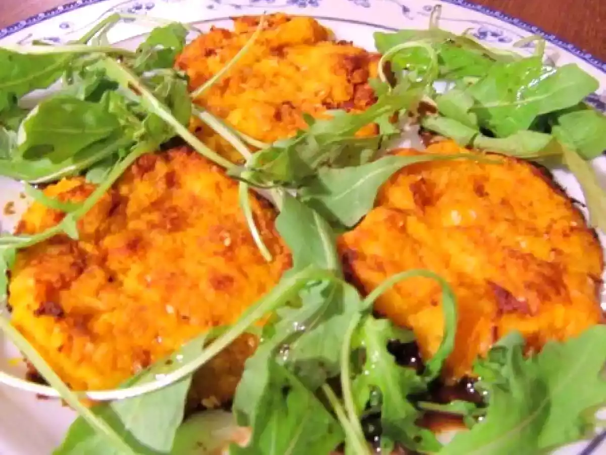 Croquettes de potimarron & salade de roquette - photo 2
