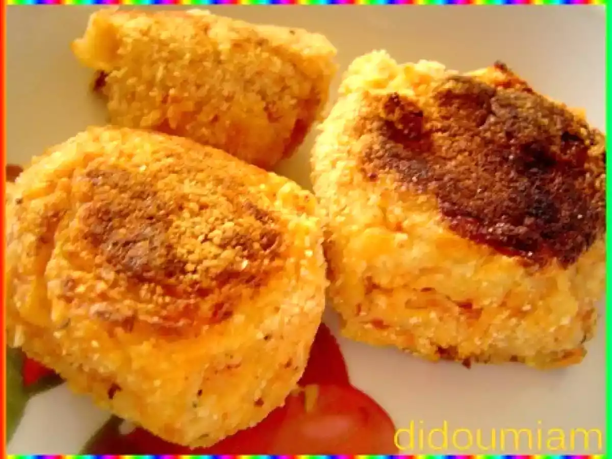 Croquettes de purée de pommes de terre et jambon