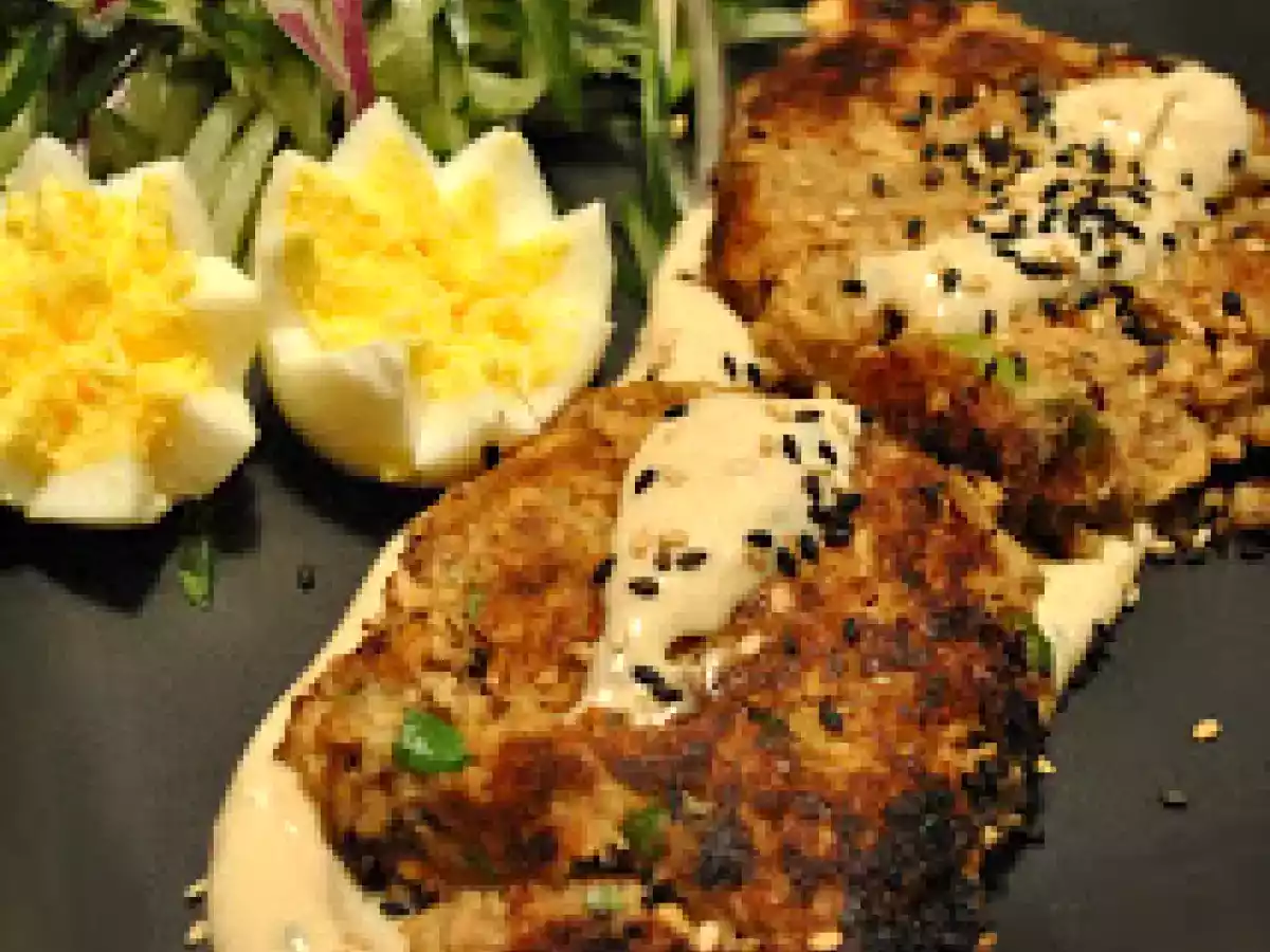 Croquettes de saumon à l'asiatique