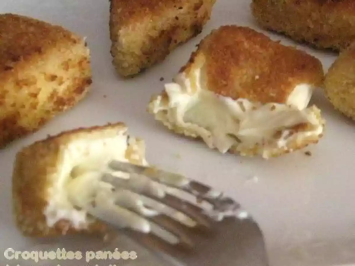 Croquettes panées à la vache qui rit