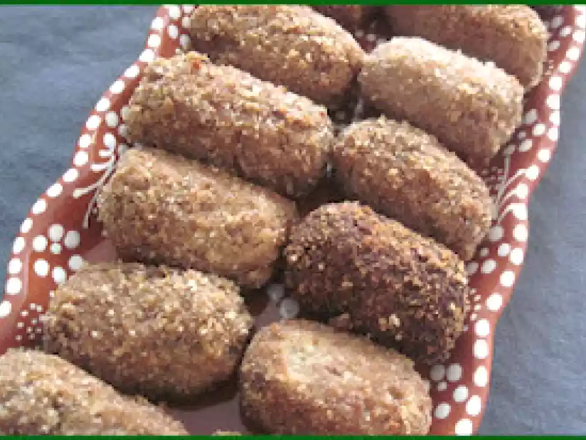 Croquettes panées de viande et béchamel à la Portugaise (croquetes de carne ou bolinhos de ca