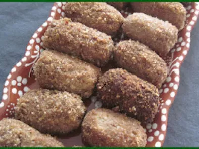 Croquettes panées de viande et béchamel à la Portugaise (croquetes de carne ou bolinhos de ca