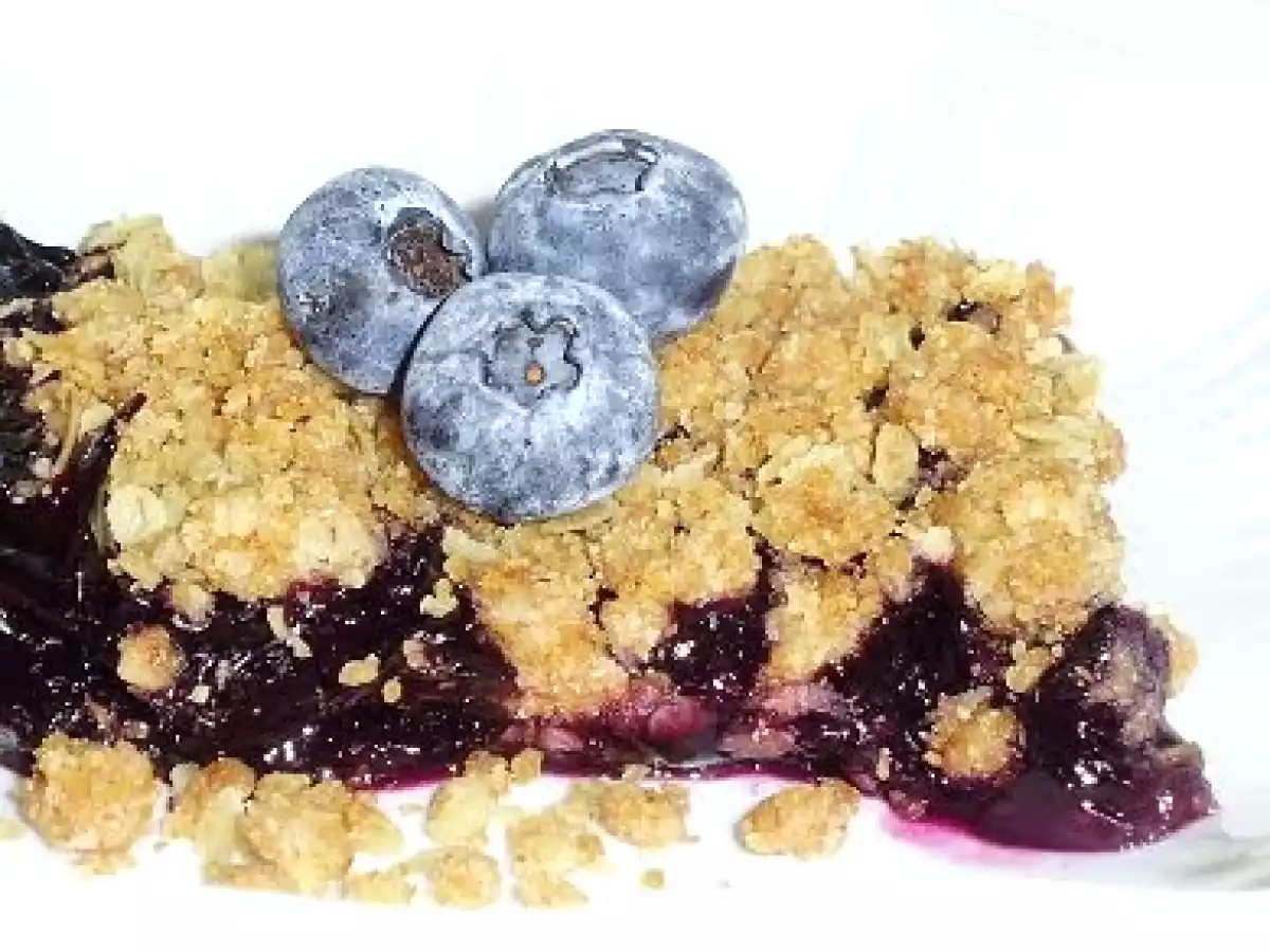 Croustade aux bleuets