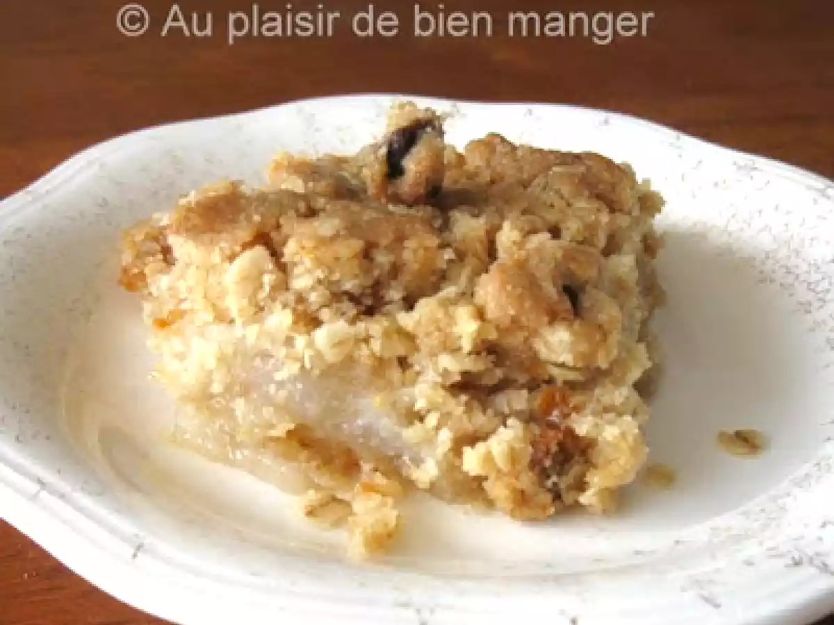 Croustade aux pommes et caramel