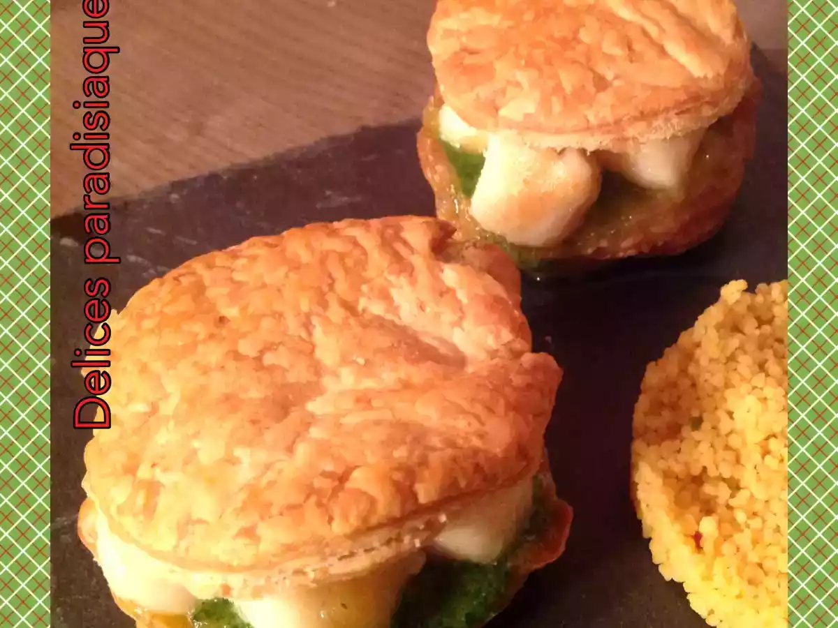 Croustades de Noix de Saint-Jacques à la persillade - photo 2