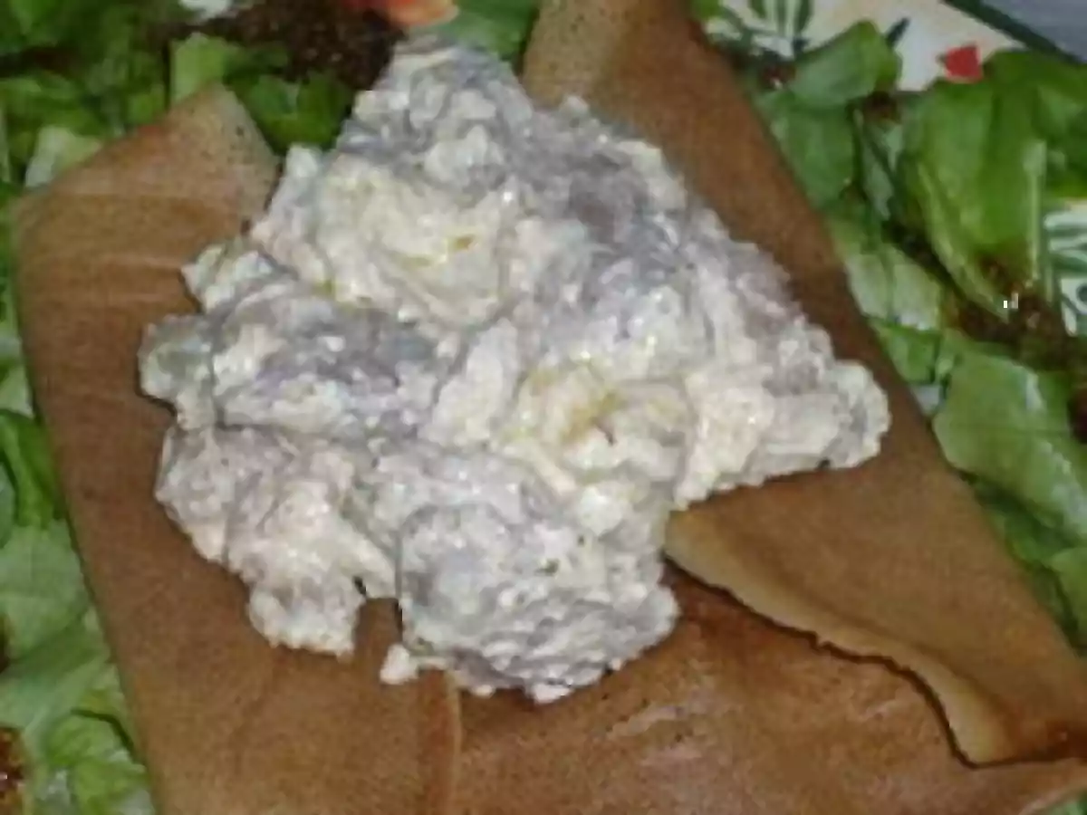 Croustillant de canard aux poires et ricotta