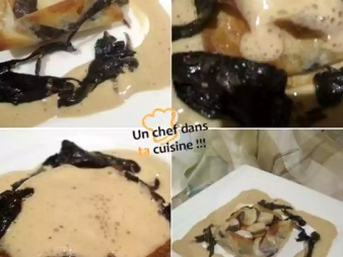 Croustillant de Noix de Saint-Jacques aux Truffes et