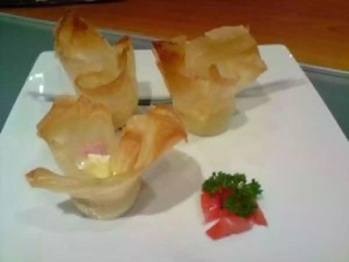 Croustillants au camembert et au jambon