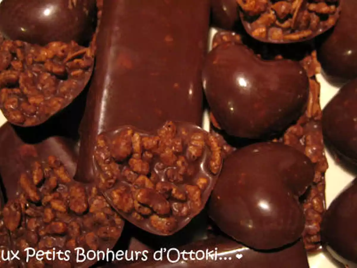 Croustillants au chocolat et riz soufflé