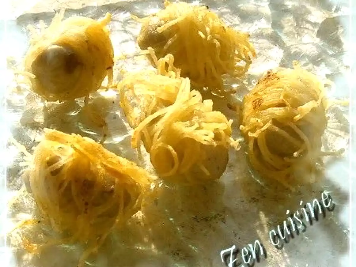 Croustillants de boudin blanc