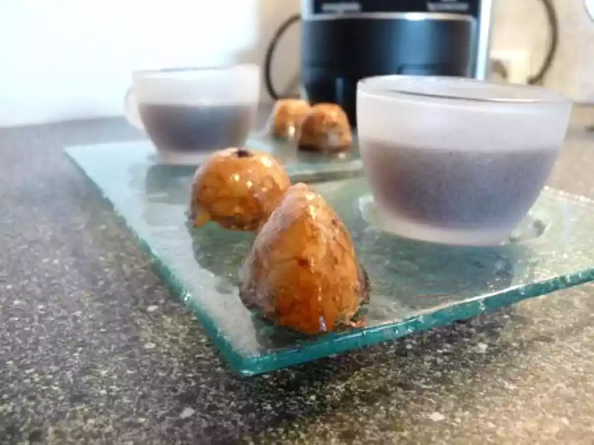 Croustillants de nougatine aux chocolats