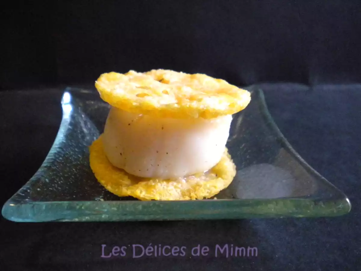 Croustillants de parmesan aux noix de Saint-Jacques - photo 3