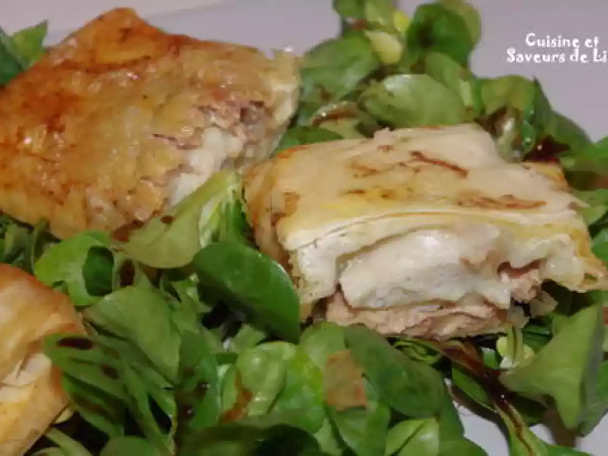 Croustillants de Saint-Jacques au foie gras