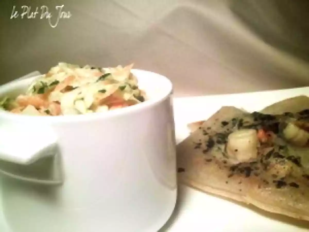 Croustillants de Saint-Jacques et sa marmite de légumes - photo 3