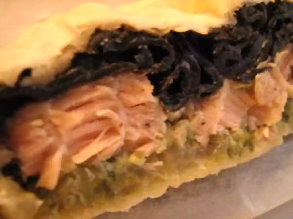 Croustillants de saumon aux trompettes de la mort - photo 2