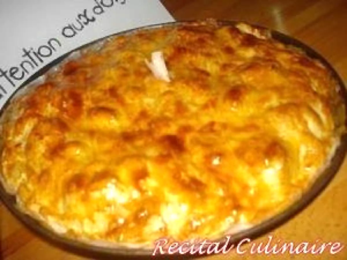 Croûte façon tartiflette