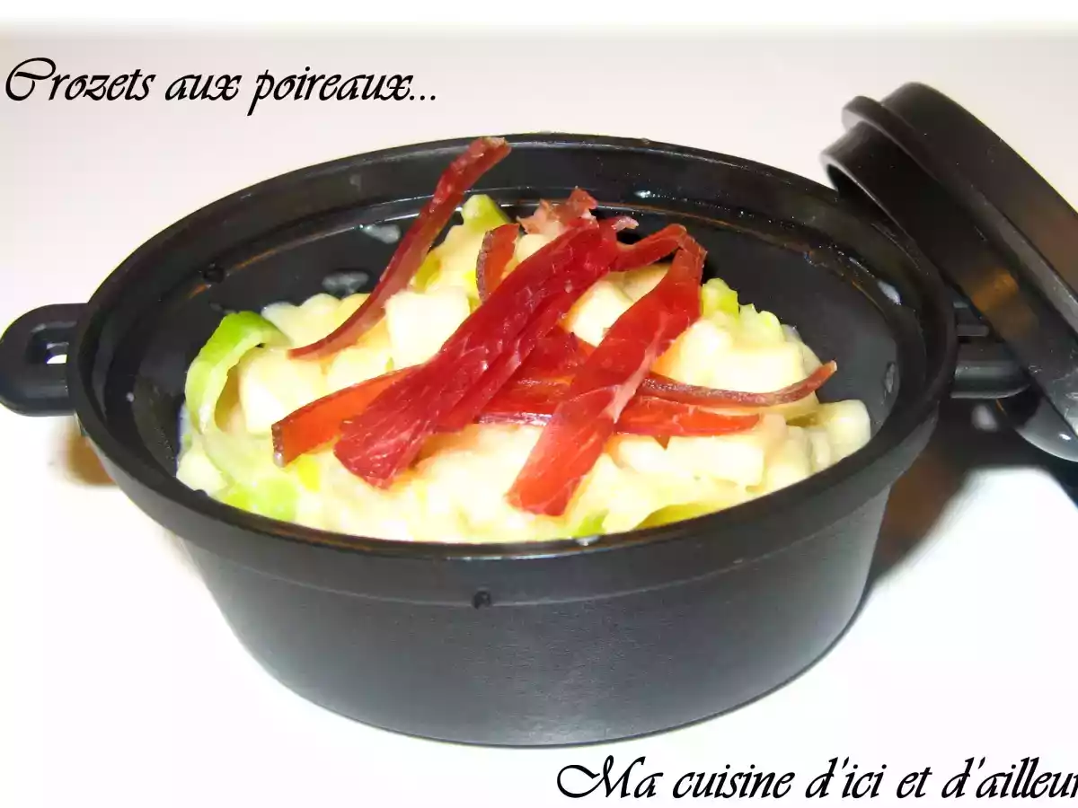 Crozets aux poireaux