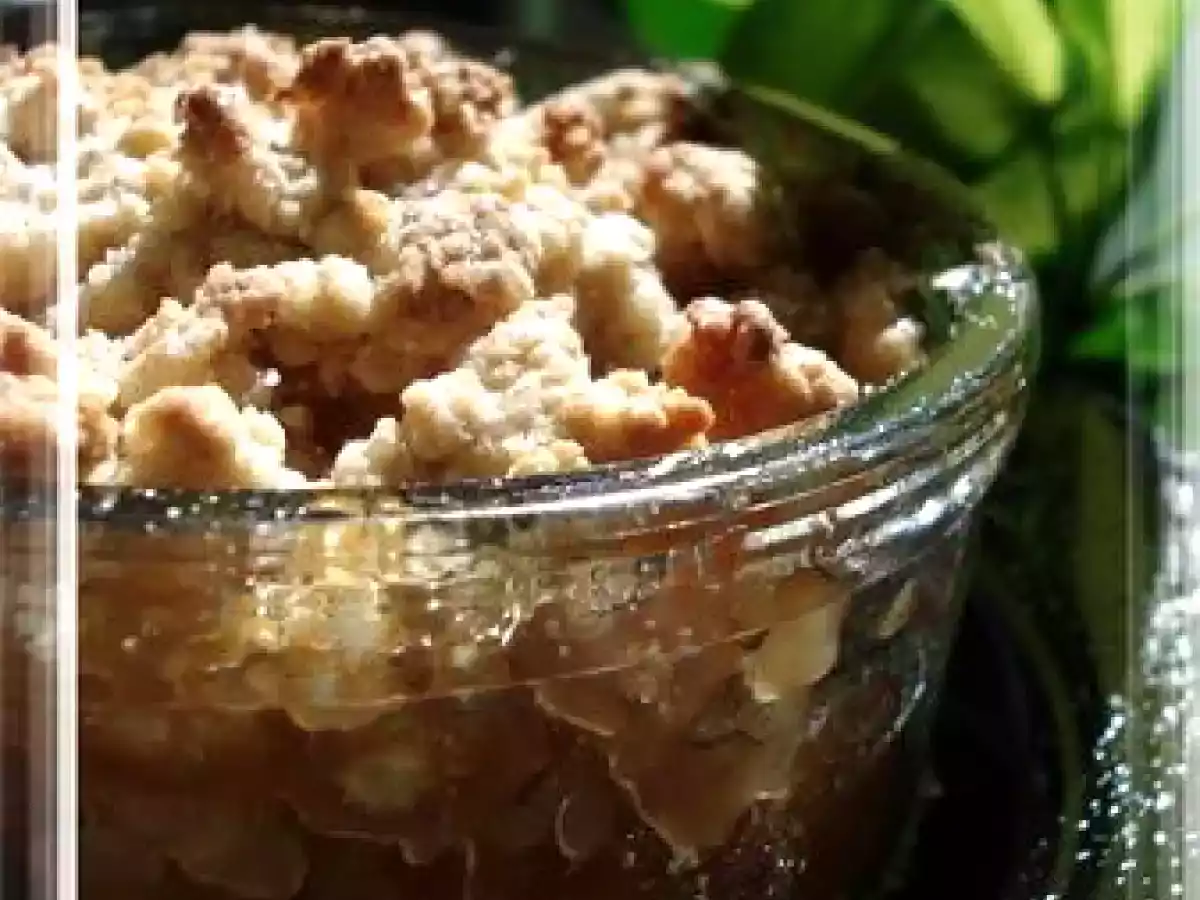 Crumble allégé pomme-abricot - photo 2