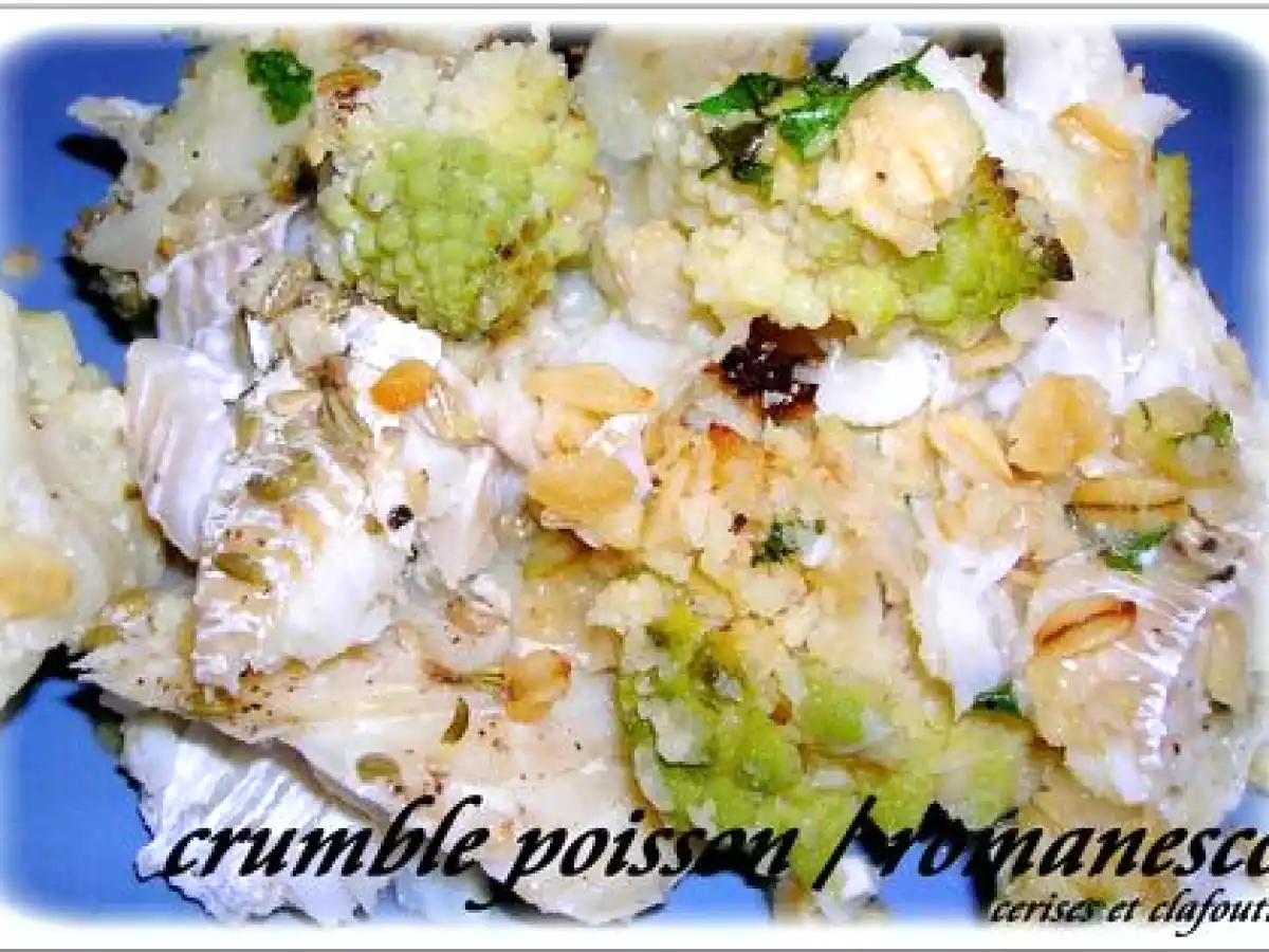 CRUMBLE AU CABILLAUD ET CHOU ROMANESCO - photo 2