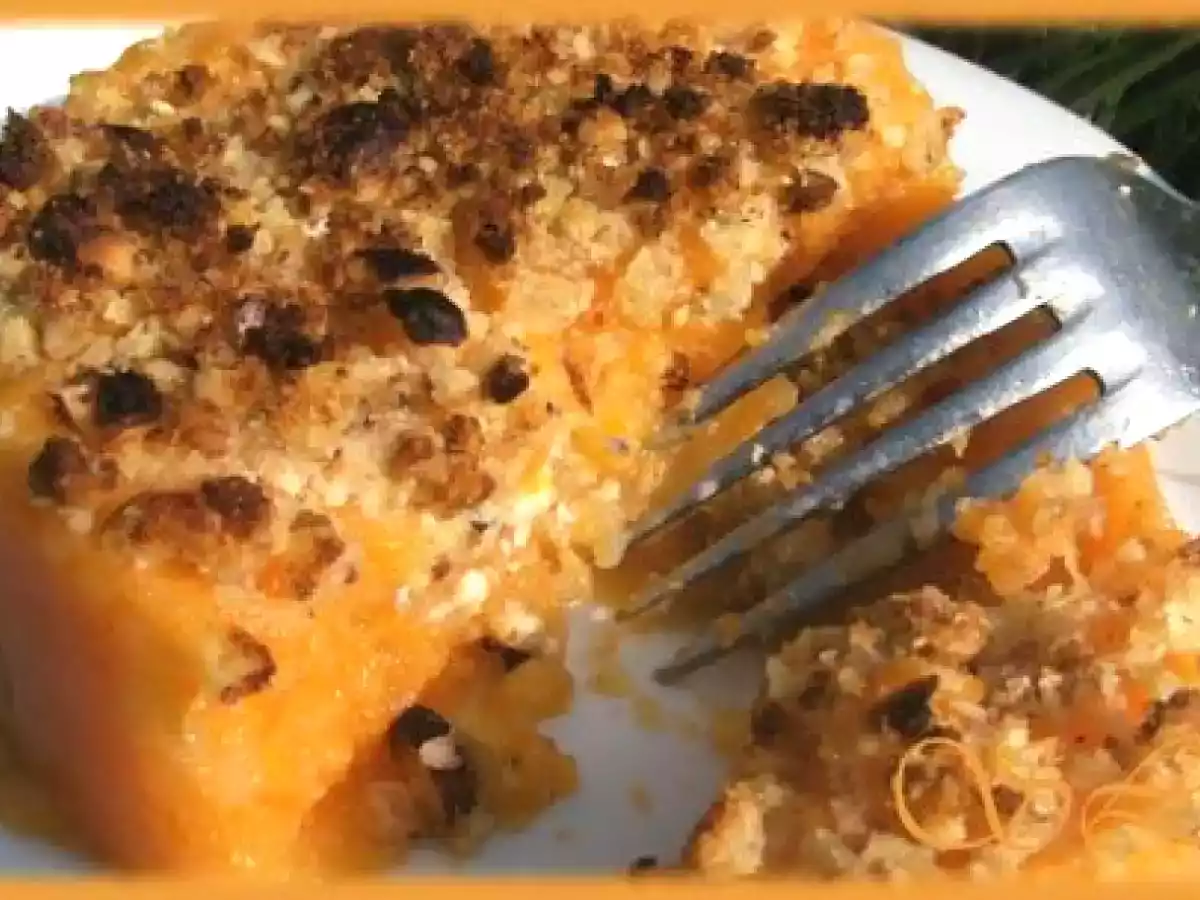 Crumble au Roquefort sur purée de courge roquefortée - photo 2