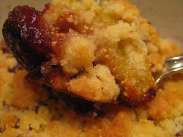 Crumble aux figues