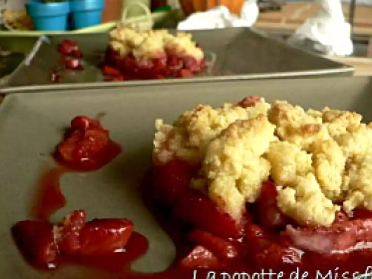Crumble aux fraises