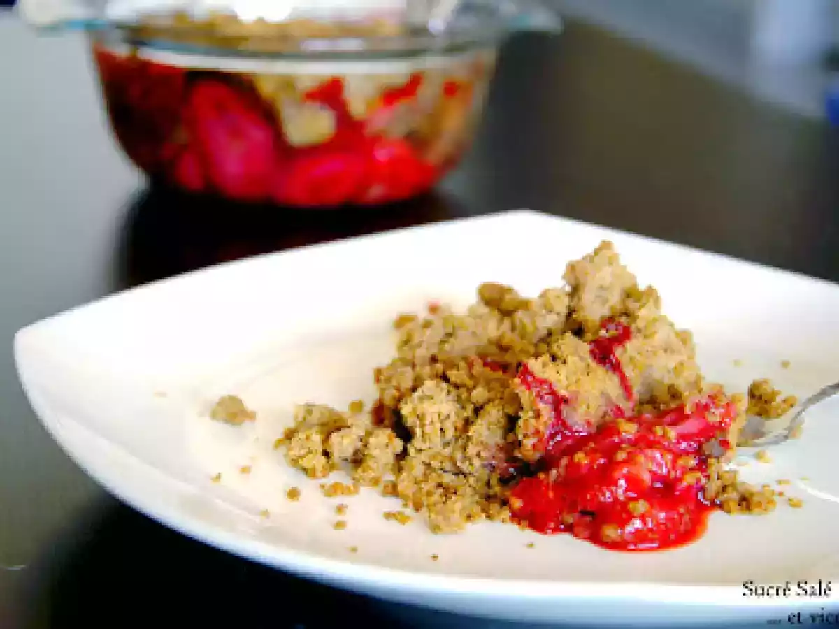 Crumble aux fraises et aux spéculos - photo 2