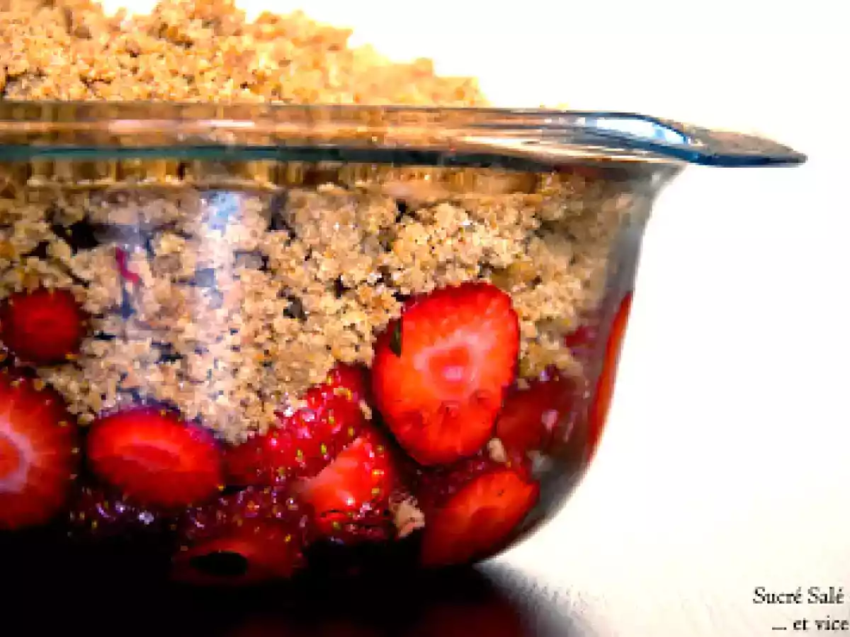 Crumble aux fraises et aux spéculos - photo 3