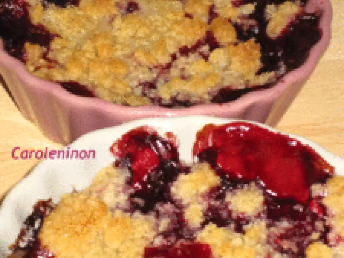 Crumble aux framboises