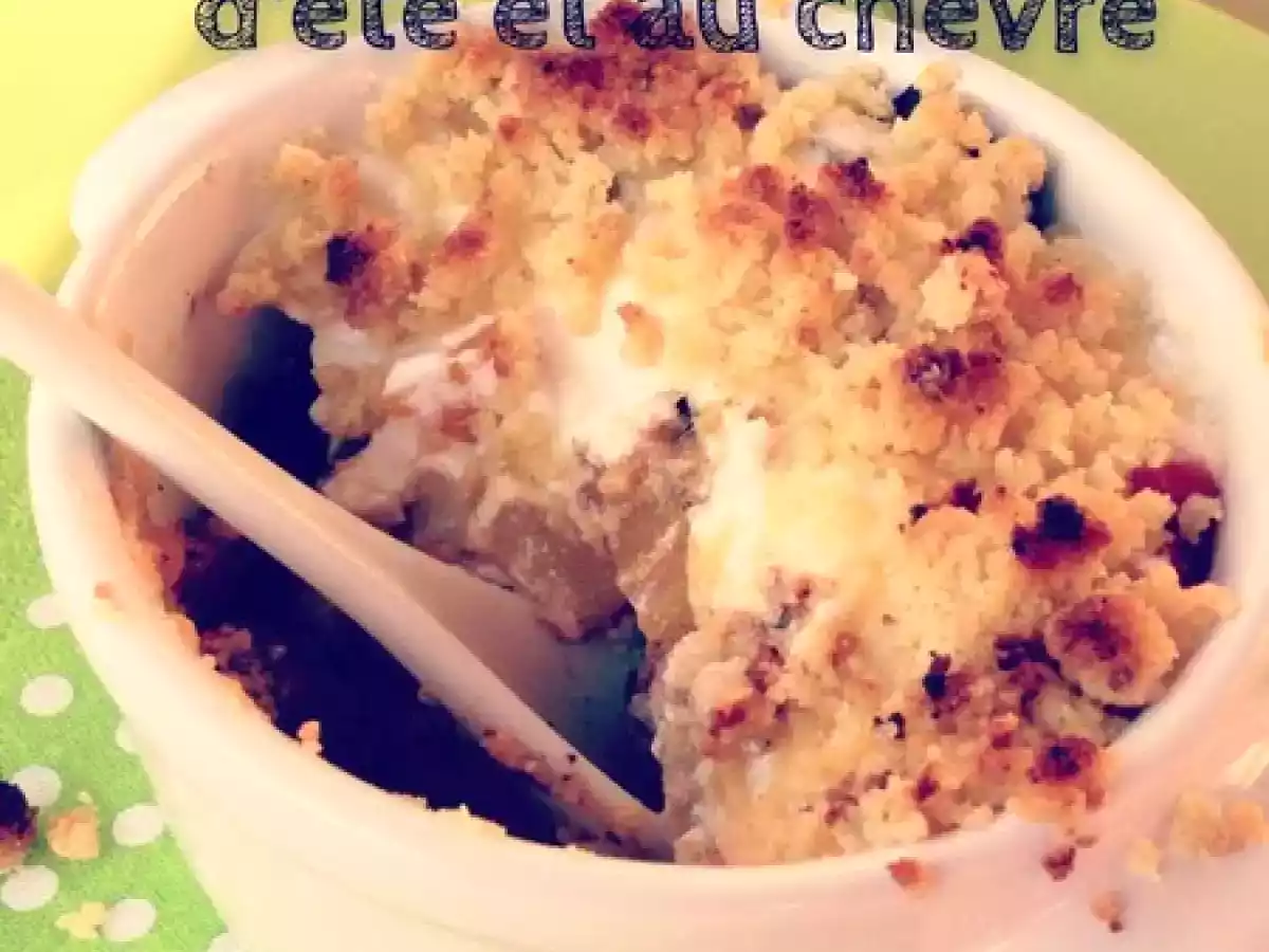 Crumble aux légumes d'été