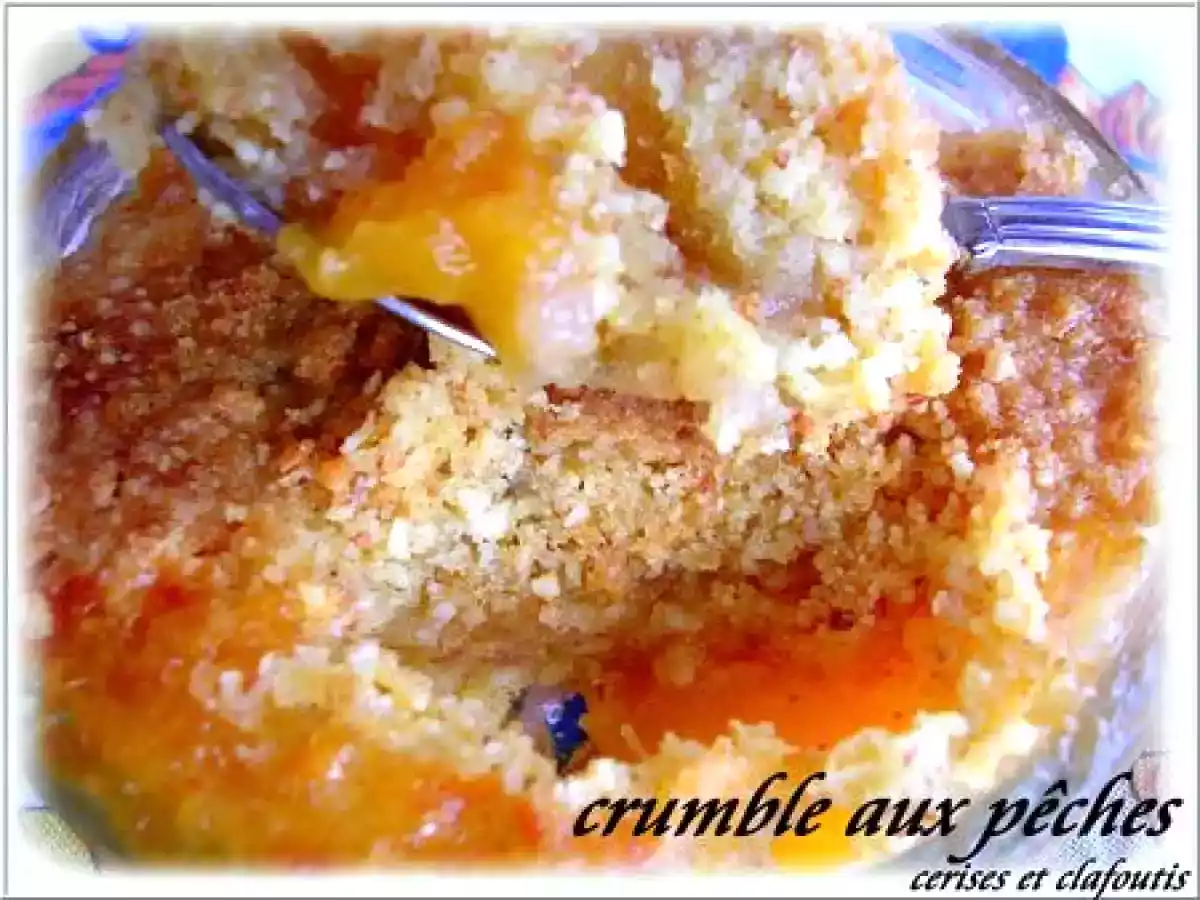 CRUMBLE AUX PECHES - photo 2
