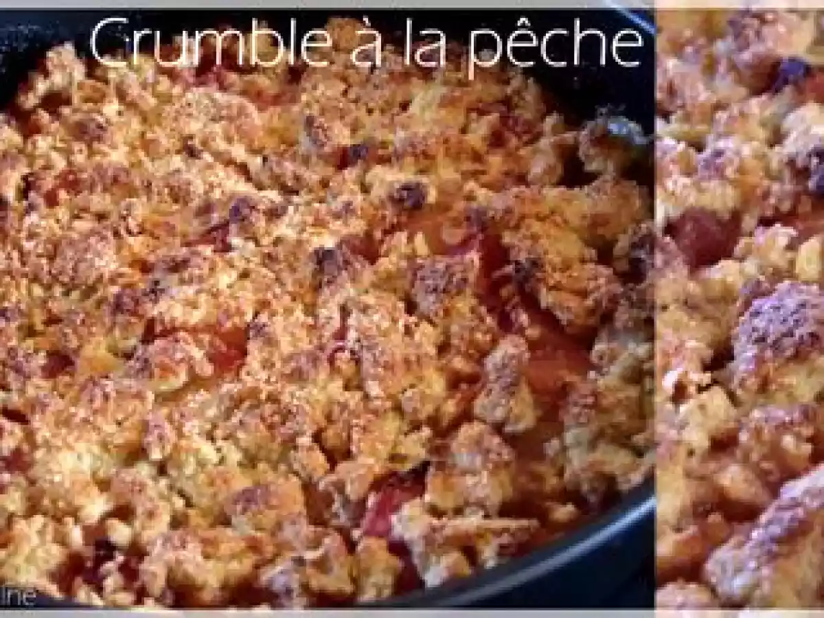 Crumble aux pêches - photo 2