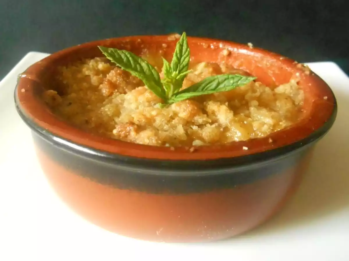 CRUMBLE AUX PÊCHES & NOISETTE - photo 2